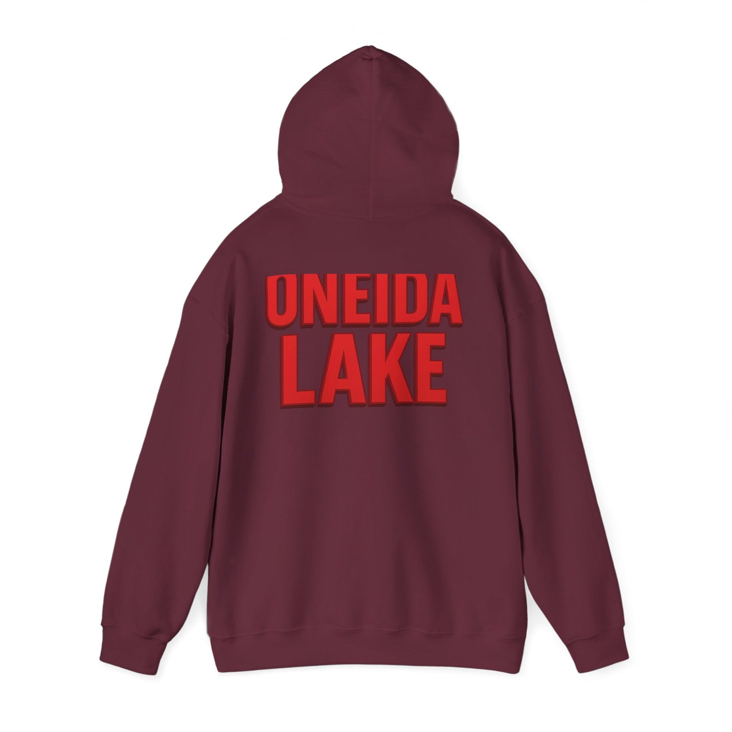 Oneida Lake Hoodie, Cozy Casual Wear, Unisex Sweatshirt, Lake Lover Gift, Outdoor Adventure Apparel, Summer Retreat Fashion
