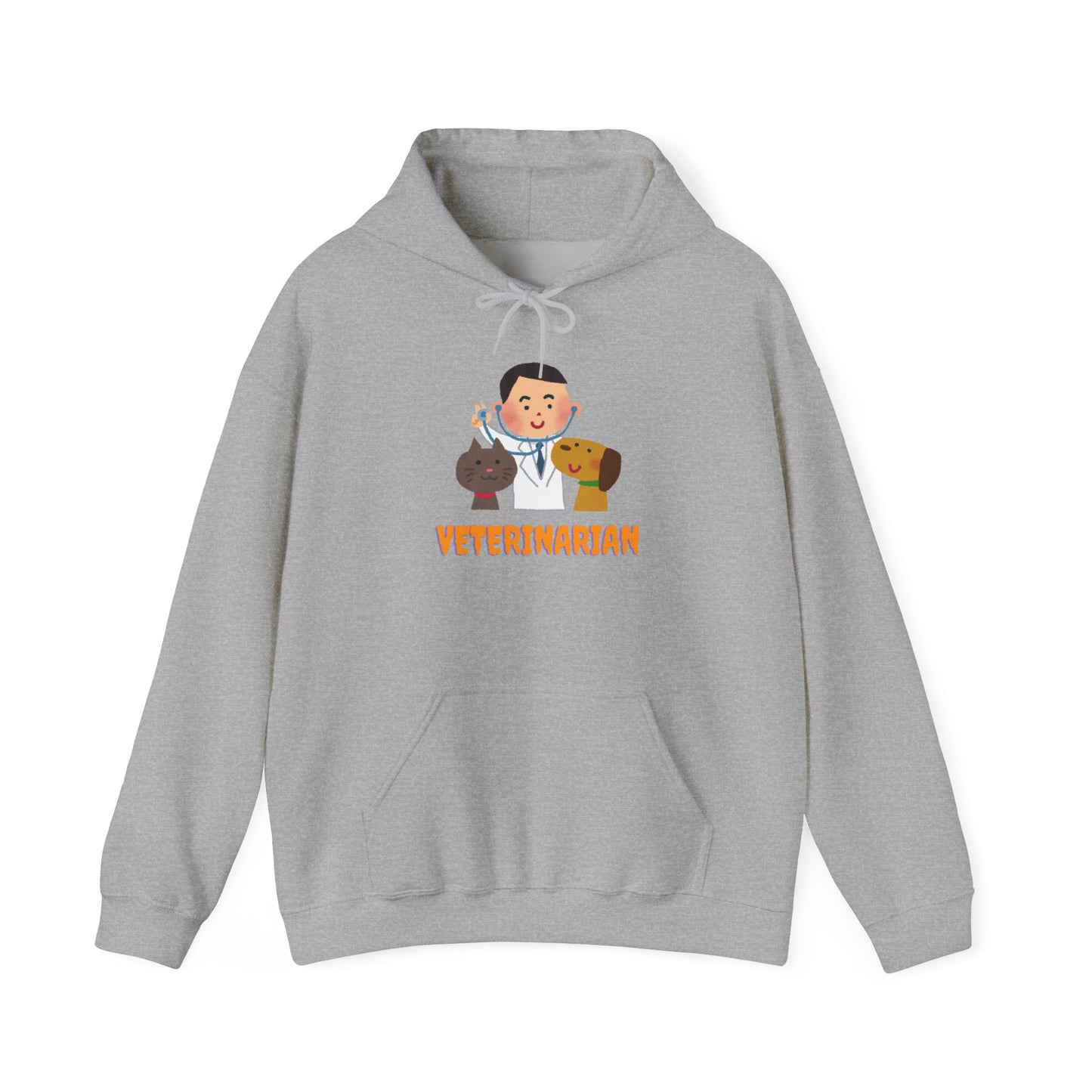 Veterinarian Hooded Sweatshirt, Animal Lover Gift, Cute Vet Apparel, Pet Owner Hoodie, Perfect for Birthdays, Animal Shelter Support