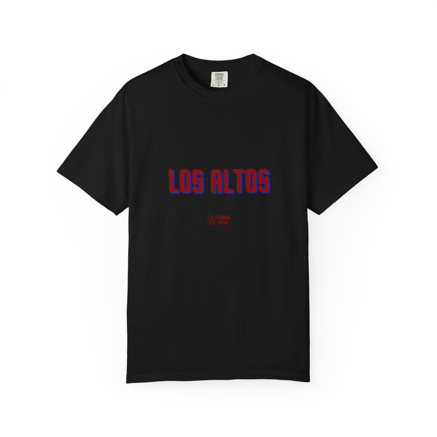 Los Altos Garment-Dyed Unisex T-Shirt, Casual Tee, Vintage Style Shirt, Everyday Wear, Birthday Gift, Unique Apparel