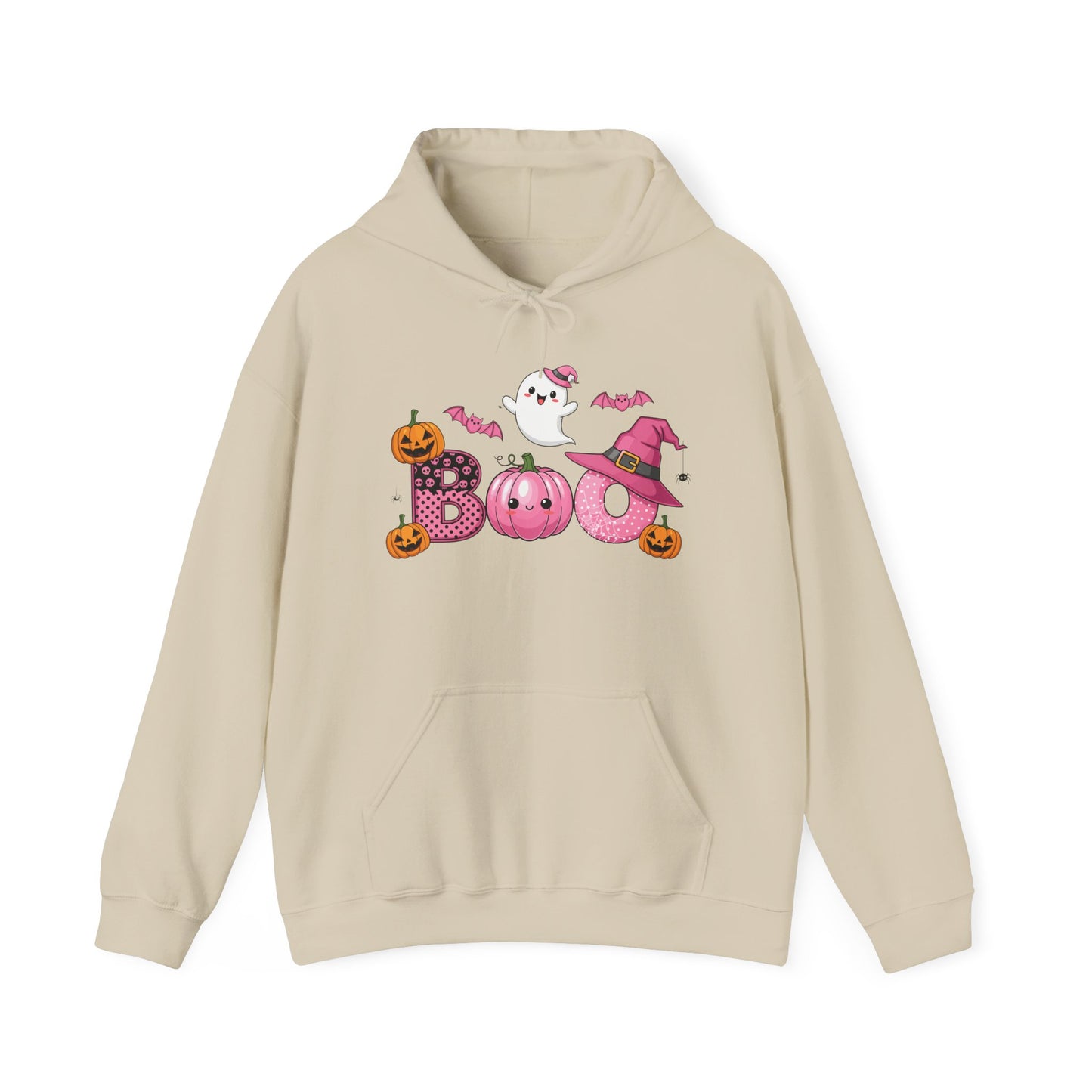 Halloween Boo Sweatshirt, Unisex Hoodie for Fall, Cozy Ghost Design, Cute Autumn Apparel, Halloween Costume