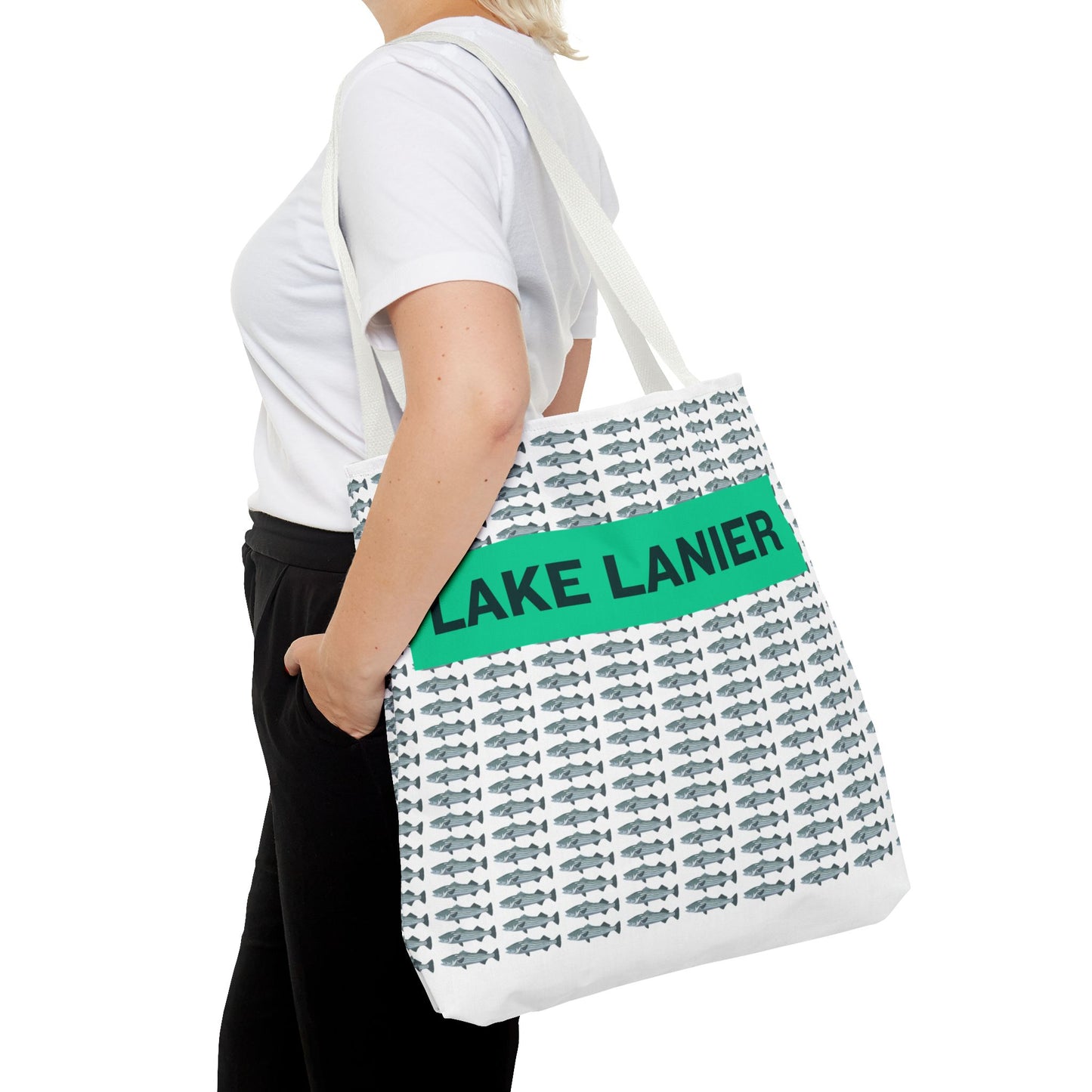 Lake Lanier Tote Bag | Stylish Beach Bag for Summer Outings, Lake Days, Eco-Friendly Shopping, Travel Tote