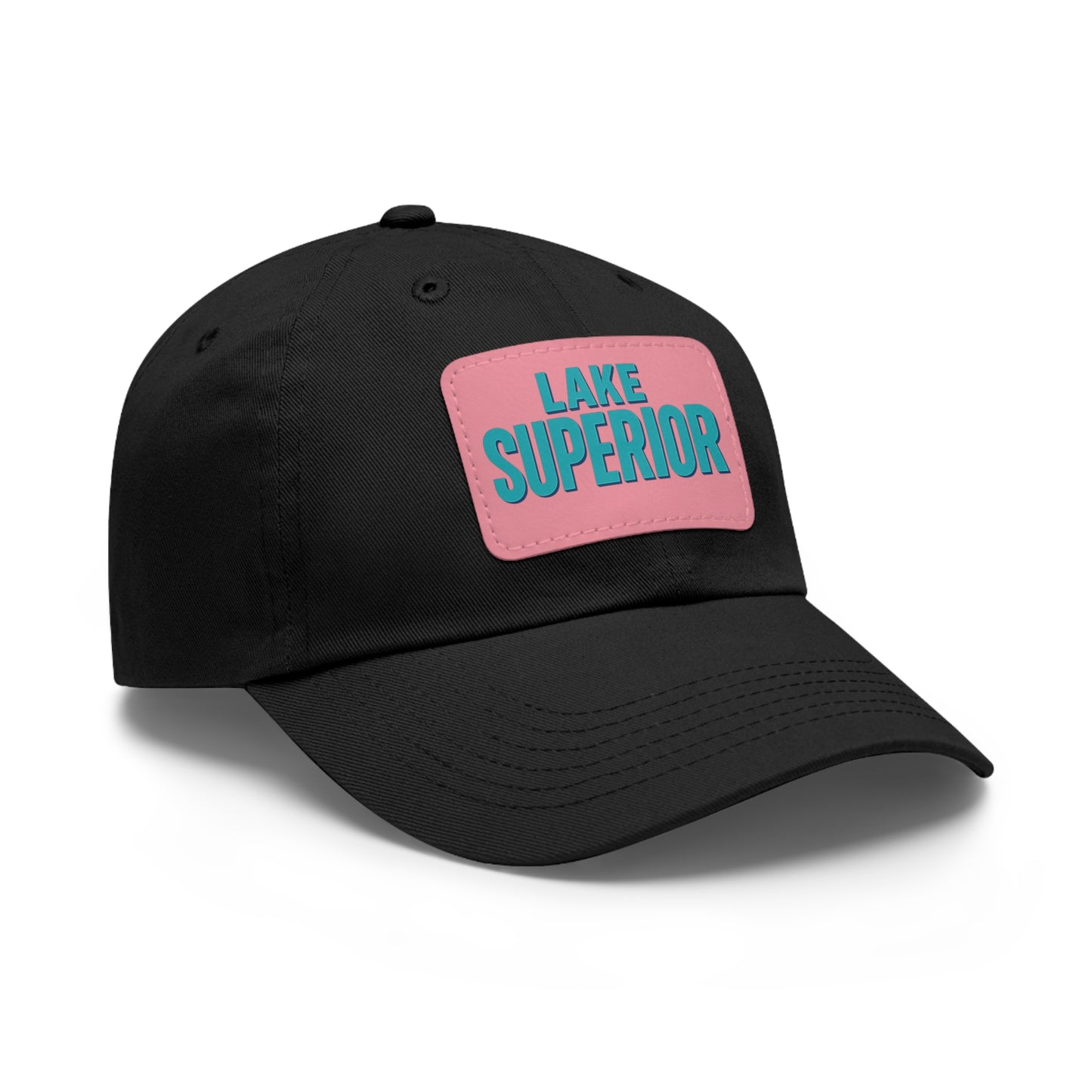Lake Superior Dad Hat with Leather Patch (Rectangle)