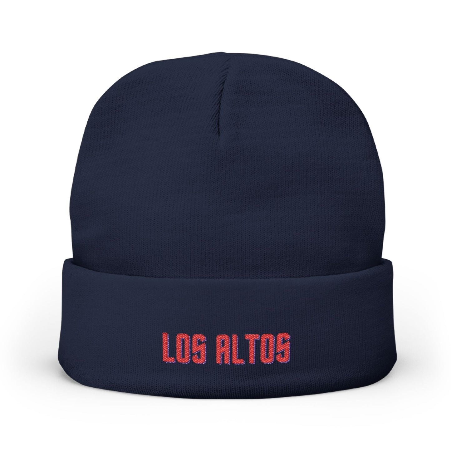 Los Altos Cozy Custom Knit Beanie - Personalized Hat, Winter Accessory, Gifts for Him, Her, Stylish Warmth