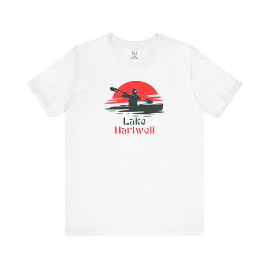 Lake Hartwell Tee - Kayaking Graphic Unisex Jersey Short Sleeve Shirt, Outdoor Adventure Gift, Summer Vibes, Lake Lover Apparel