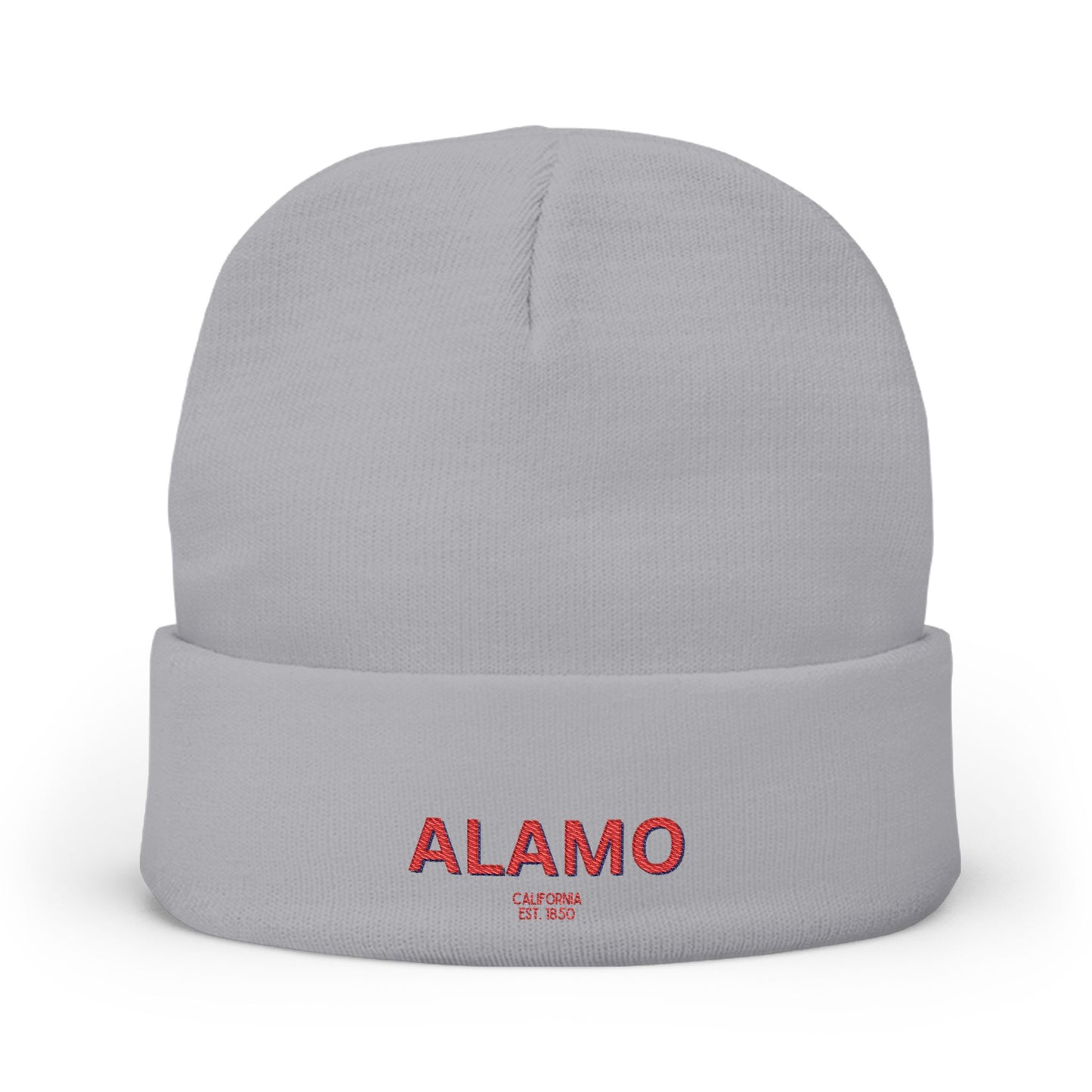 Alamo Cozy Custom Knit Beanie - Personalized Hat, Winter Accessory, Gifts for Him, Her, Stylish Warmth