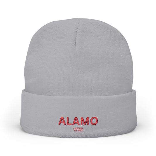 Alamo Cozy Custom Knit Beanie - Personalized Hat, Winter Accessory, Gifts for Him, Her, Stylish Warmth