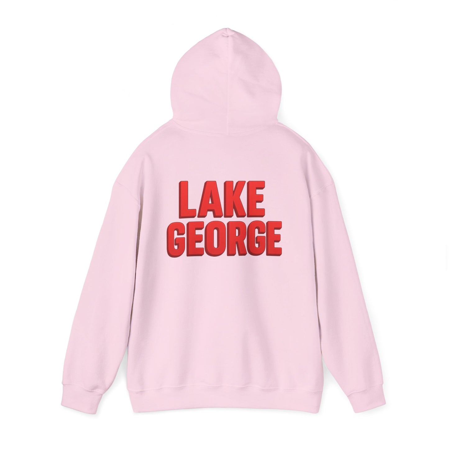Lake George Hoodie, Cozy Casual Wear, Unisex Sweatshirt, Lake Lover Gift, Outdoor Adventure Apparel, Summer Retreat Fashion