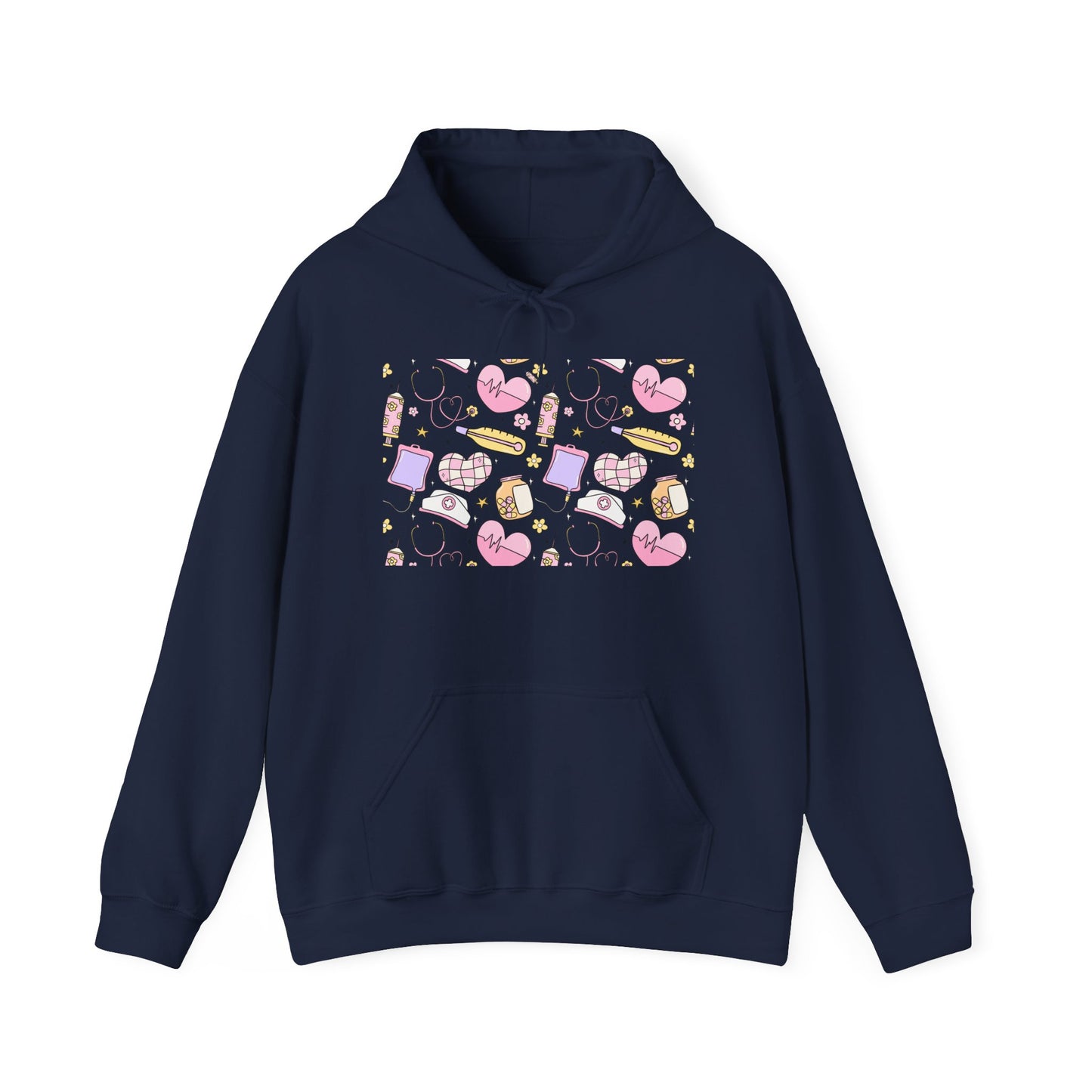Nurse Cute Foodie Graphic Sweatshirt, Cozy Food Lover Pullover, Trendy Unisex Hoodie, Gift for Foodies, Cute Casual Wear