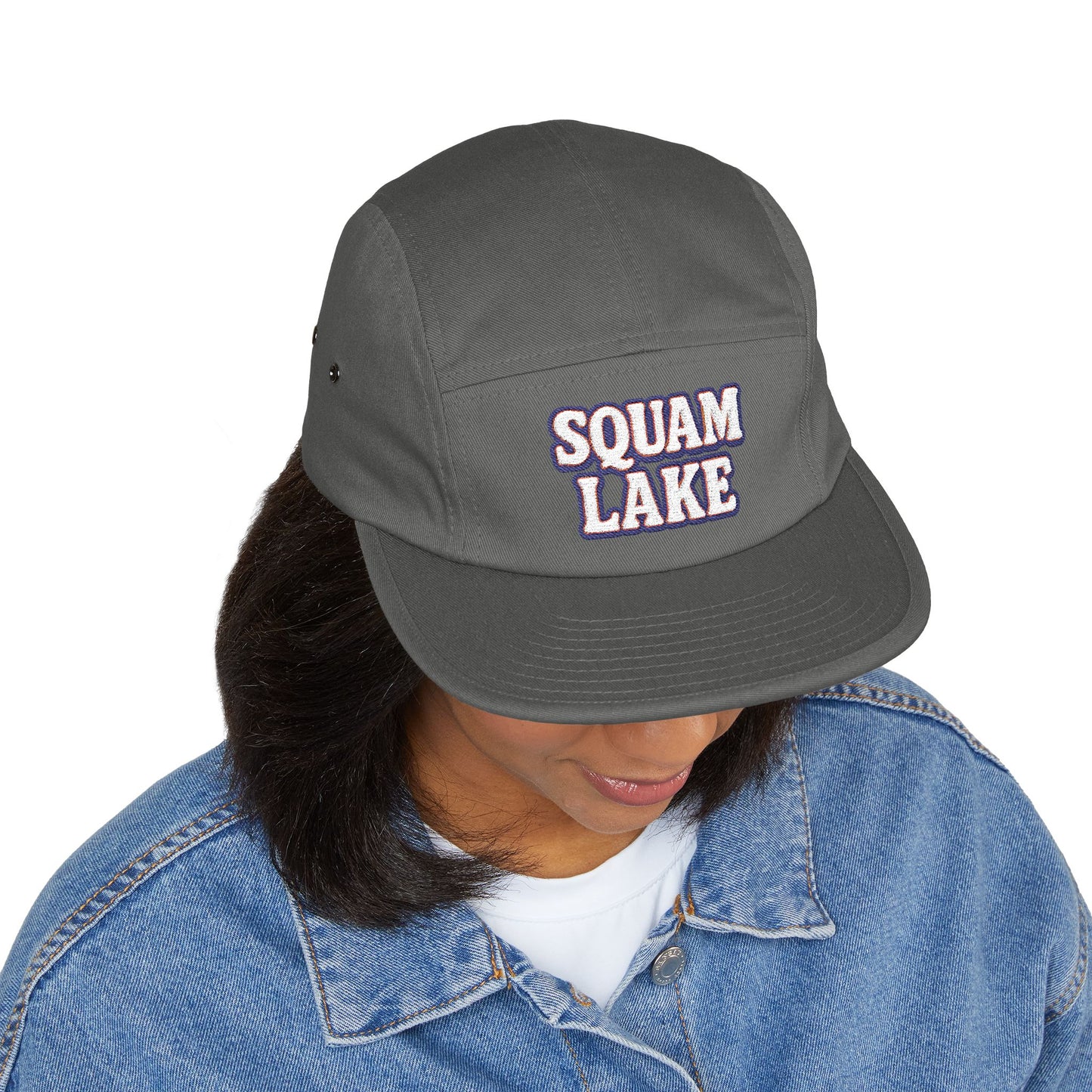 Squam Lake 5 Panel Cap (Embroidery)