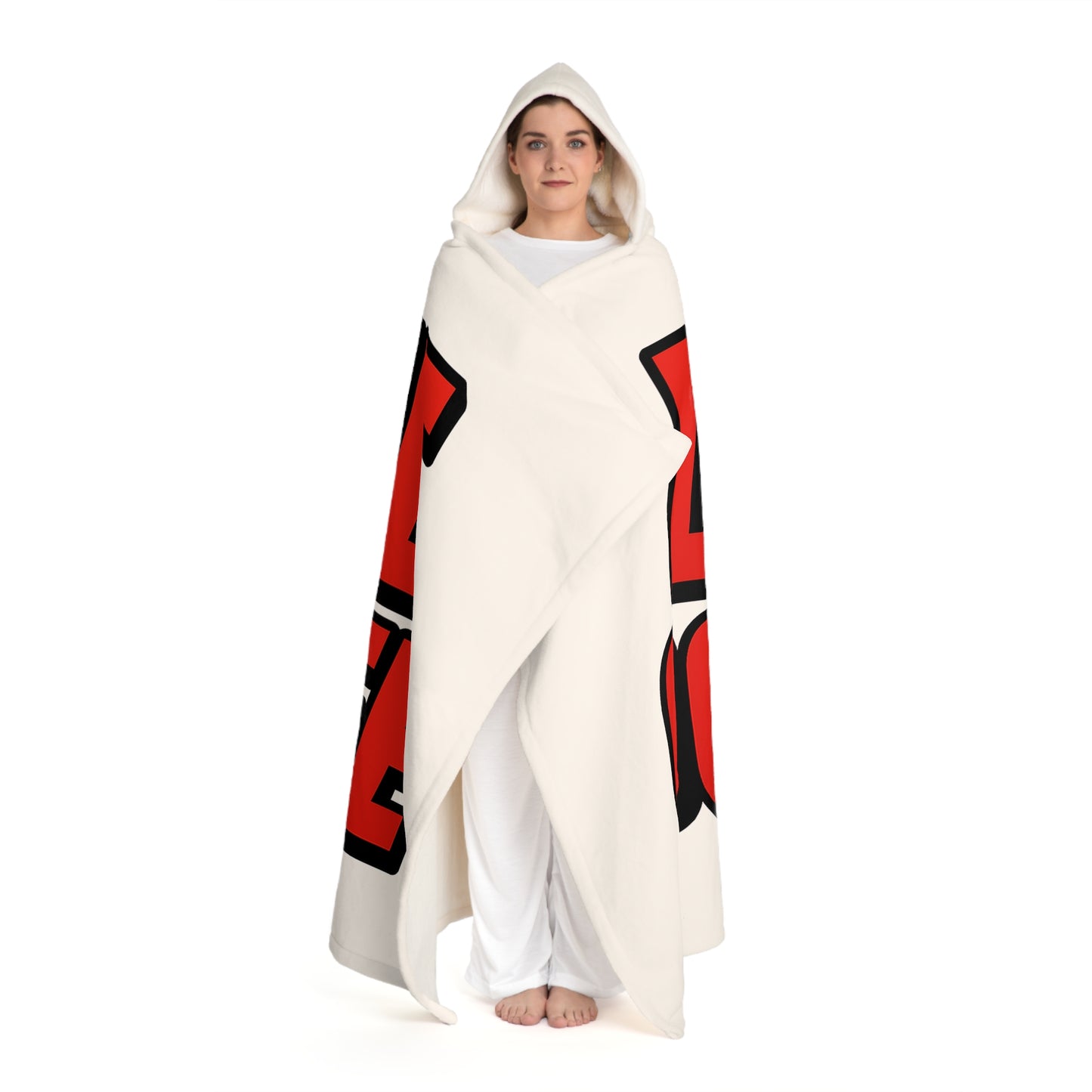 Cozy Hooded Sherpa Fleece Blanket - Perfect for Chilly Evenings, Movie Nights, Cozy Home Décor, Gifts for Her, Winter Snuggles