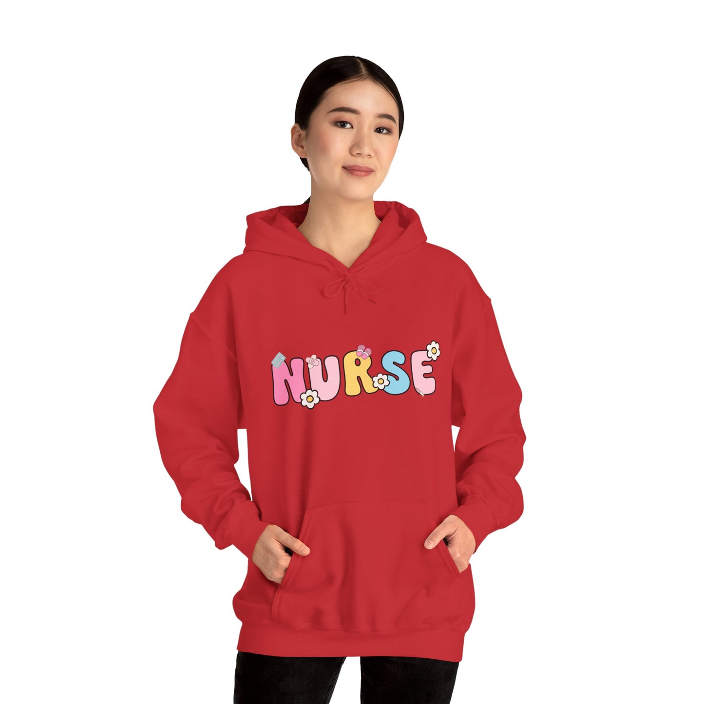 Cute Nurse Hoodie for Healthcare Workers, Cozy Sweatshirt for Nurses, Gift for Nursing Students, Healthcare Appreciation