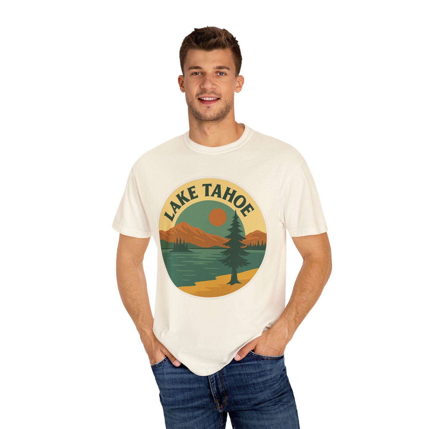 Lake Tahoe Unisex Garment-Dyed T-shirt