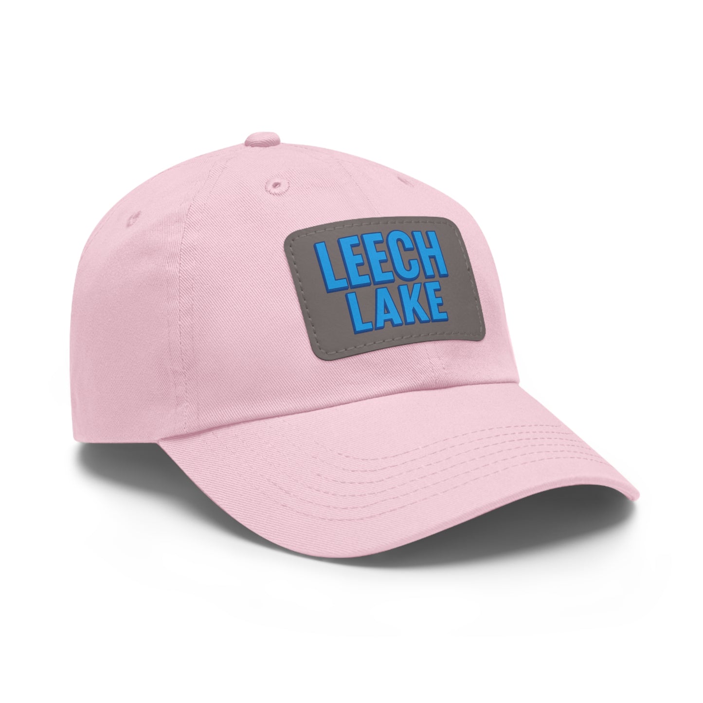 Leech Lake Dad Hat with Leather Patch (Rectangle)