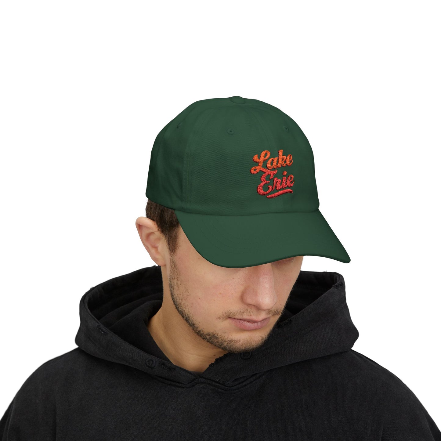 Lake Erie Stylish Dad Cap, Casual Summer Hat, Outdoor Accessory, Gift for Father's Day, Boating Trip Gear, Everyday Wear