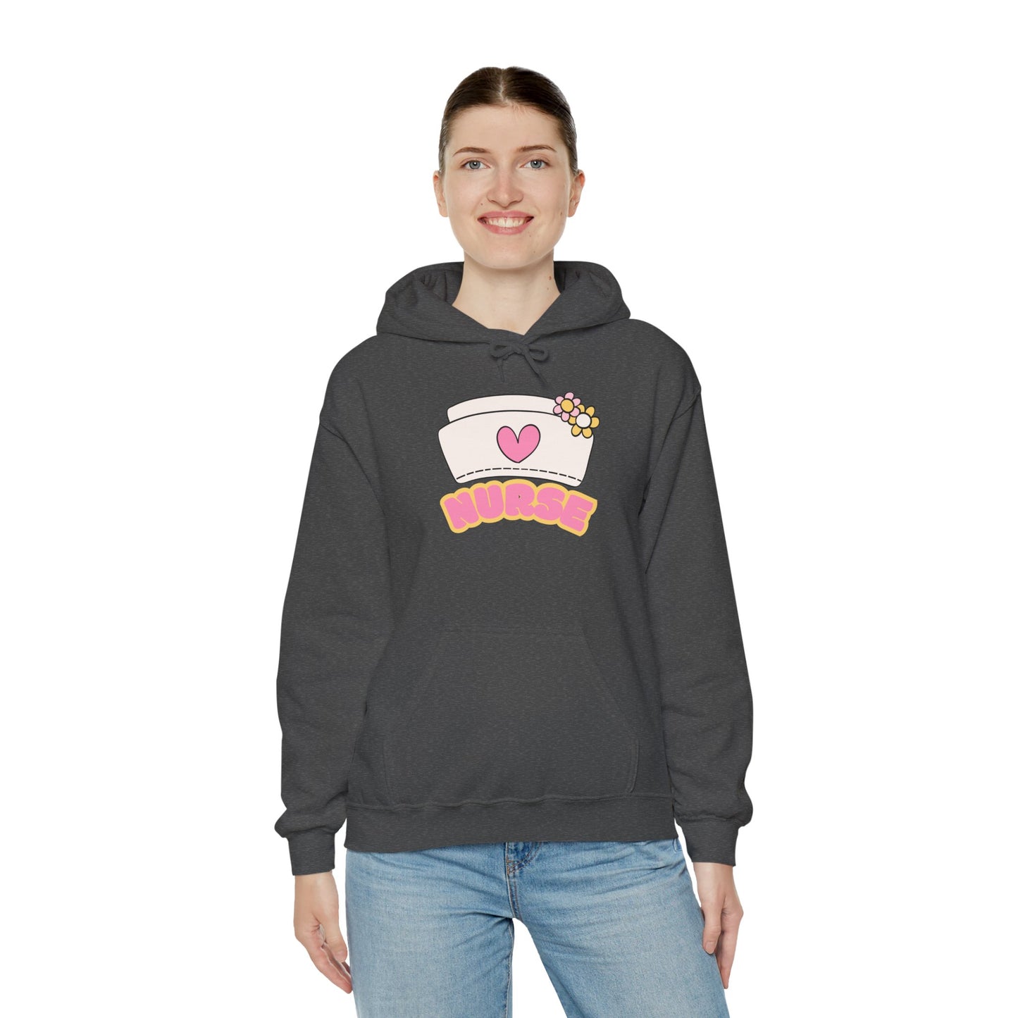 Nurse Love Hoodie | Cozy Unisex Sweatshirt, Gift for Healthcare Workers, Comfortable Nursing Apparel, Medical Appreciation Clothing