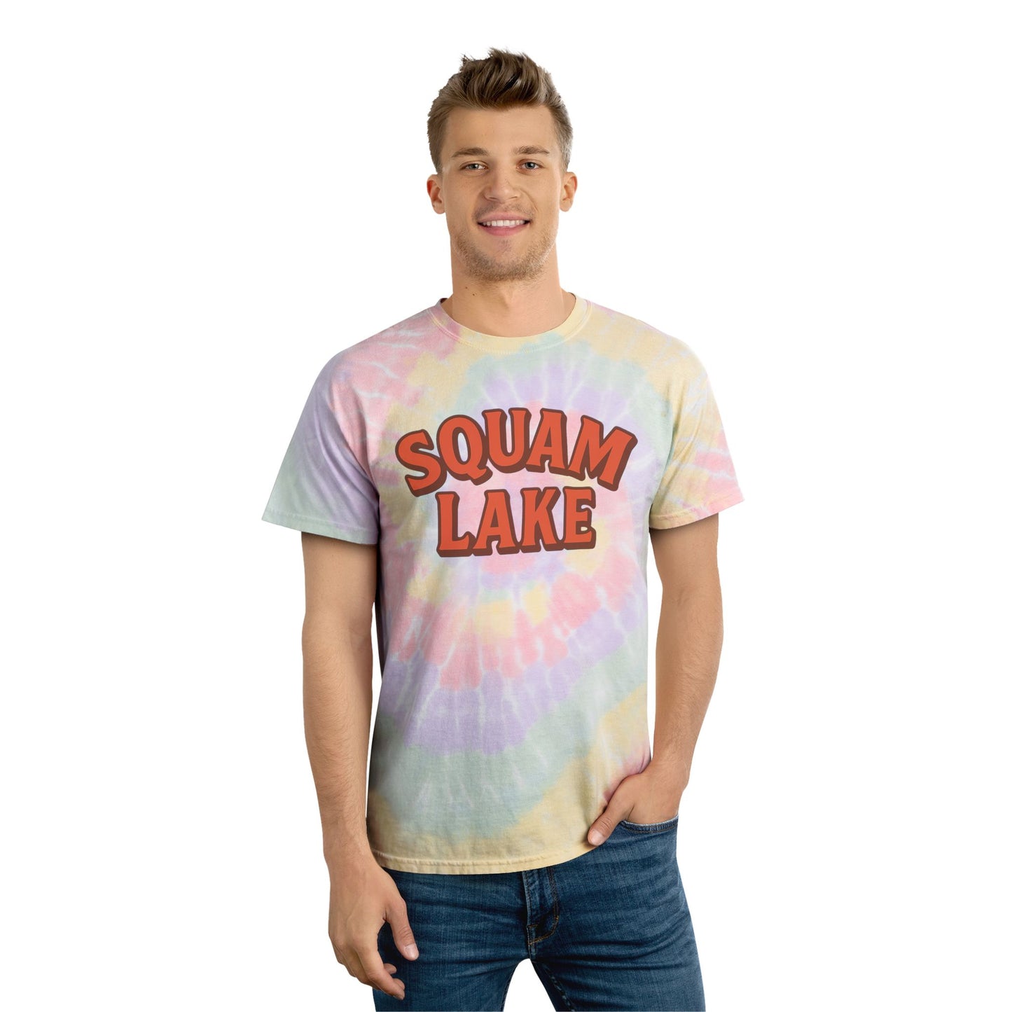 Spiral Tie-Dye Tee: Vibrant Summer Style, Casual Wear, Gifts for Lake Lovers, Festival Apparel, Retro Vibes