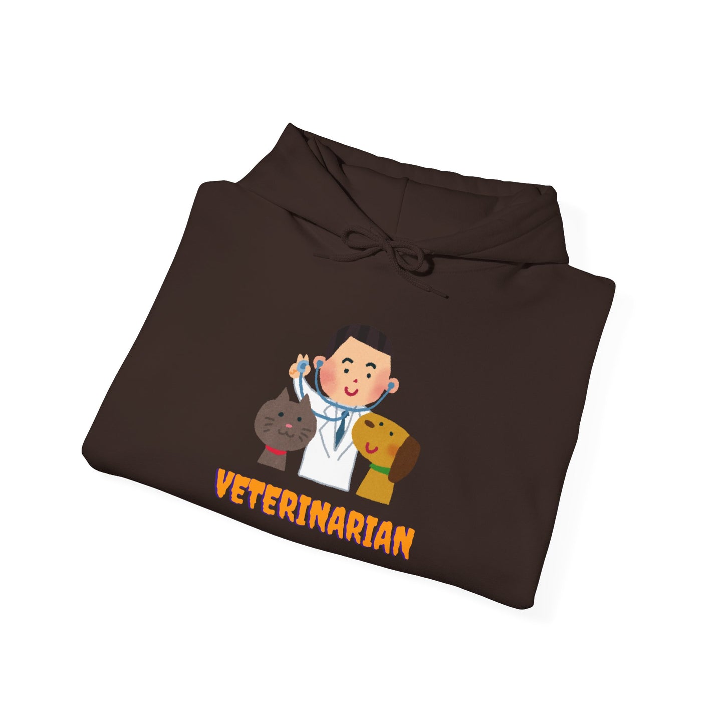 Veterinarian Hooded Sweatshirt, Animal Lover Gift, Cute Vet Apparel, Pet Owner Hoodie, Perfect for Birthdays, Animal Shelter Support