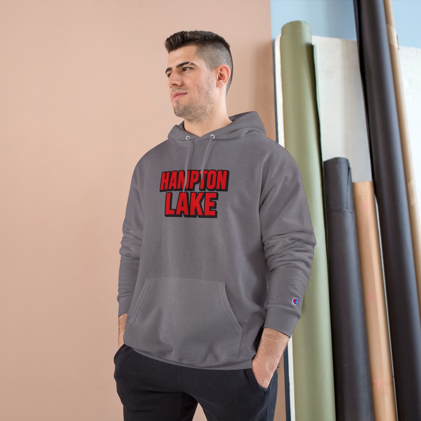 Hampton Lake Cozy Hoodie, Perfect for Outdoor Adventures, Lake Days, Gifts for Nature Lovers, Comfortable Sweatshirt