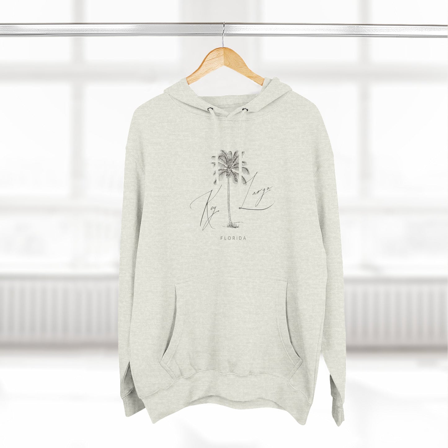 Key Largo Stylish Three-Panel Fleece Hoodie for Cozy Days, Casual Wear, Warm Layering, Gift for Him or Her