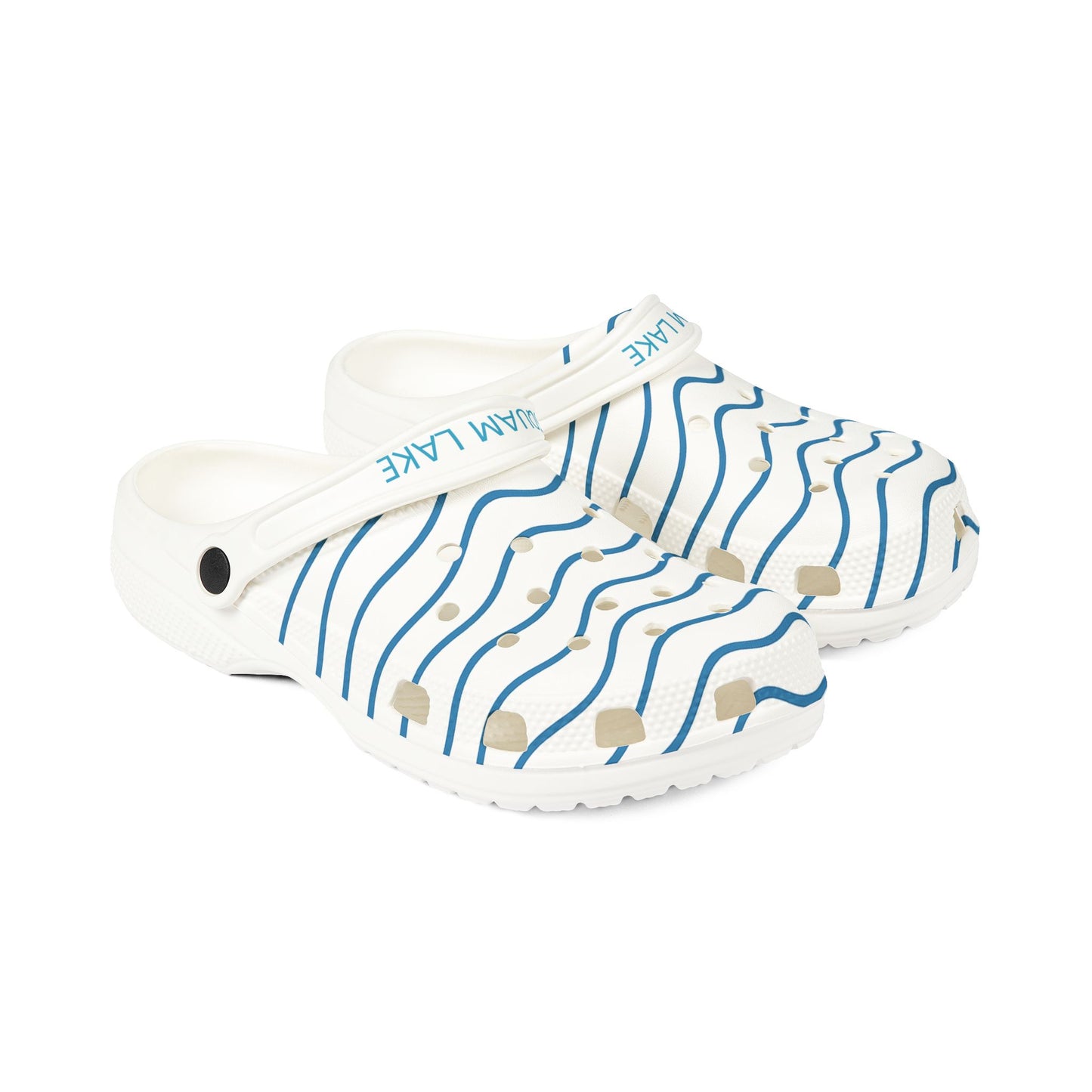 Squam Lake EVA Foam Clogs, Outdoor Comfort Shoes, Summer Swimwear Footwear, Gift for Lake Lovers, Casual Beach Days