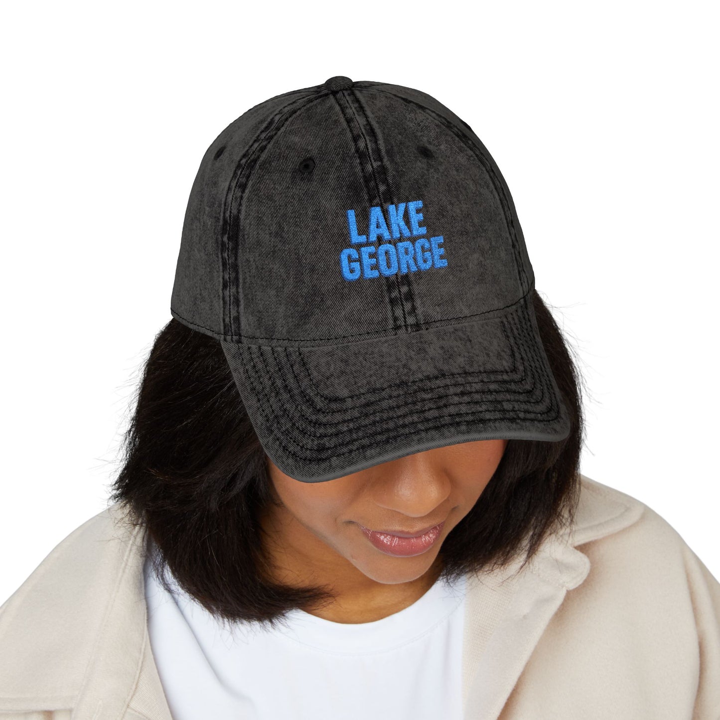 Lake George Vintage Cap (Embroidery)