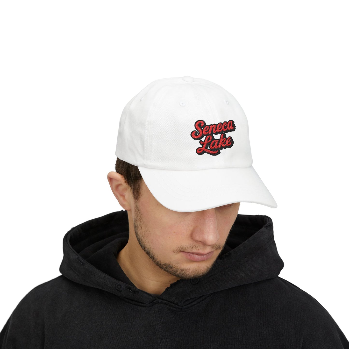Seneca Lake Stylish Dad Cap, Casual Summer Hat, Outdoor Accessory, Gift for Father's Day, Boating Trip Gear, Everyday Wear