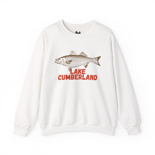 Lake Cumberland Fishing Sweatshirt, Unisex Crewneck, Casual Wear, Gift for Fishermen, Outdoor Apparel, Lake House Cozy