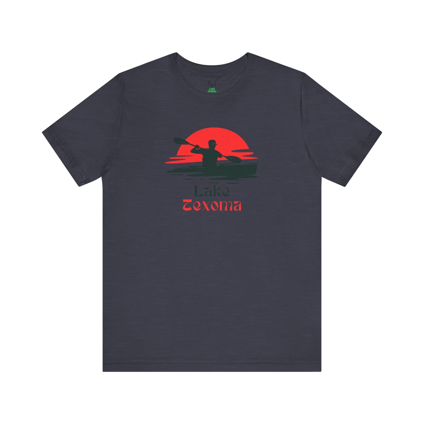 Lake Texoma Tee - Kayaking Graphic Unisex Jersey Short Sleeve Shirt, Outdoor Adventure Gift, Summer Vibes, Lake Lover Apparel