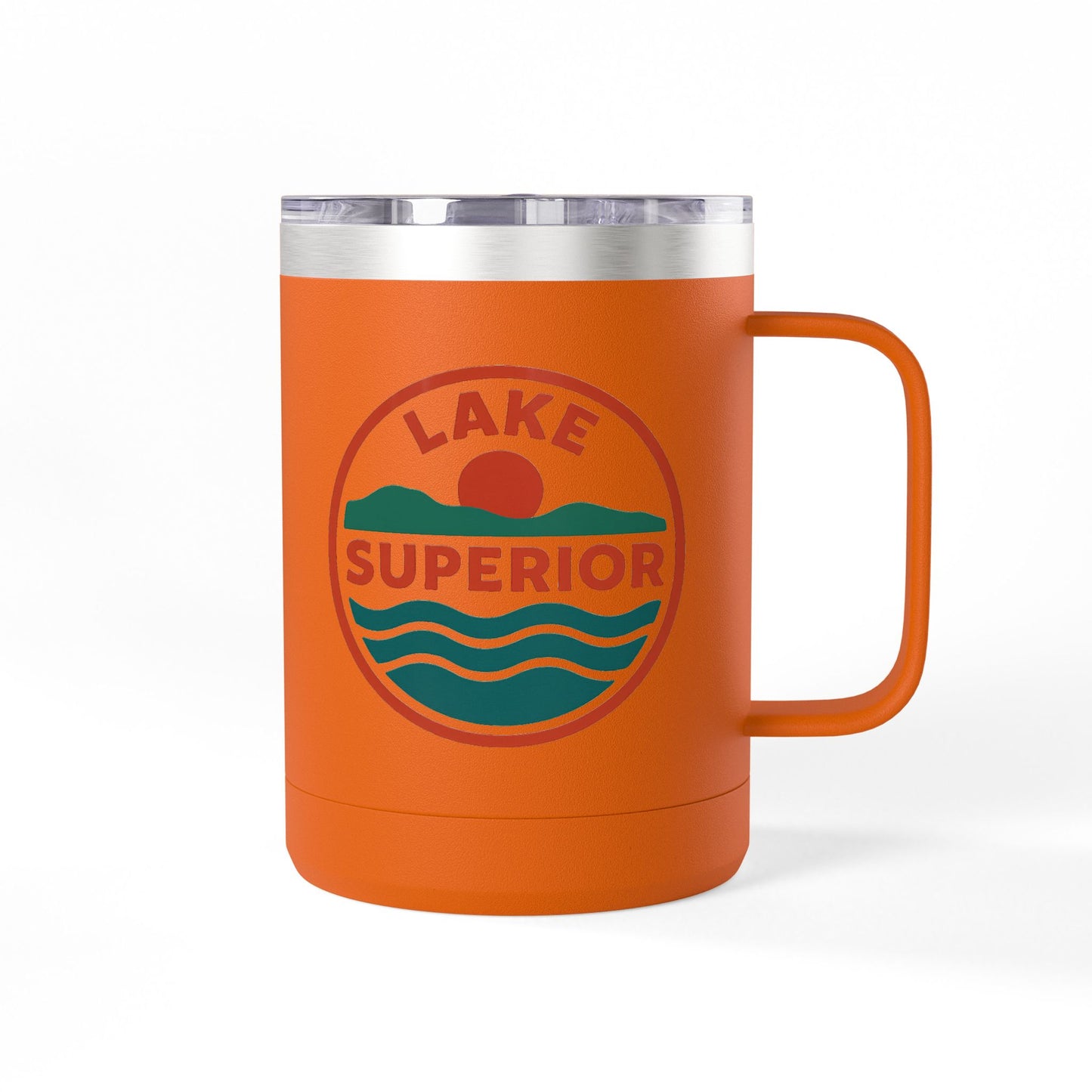 Lake Superior Coffee Mug Tumbler, 15oz