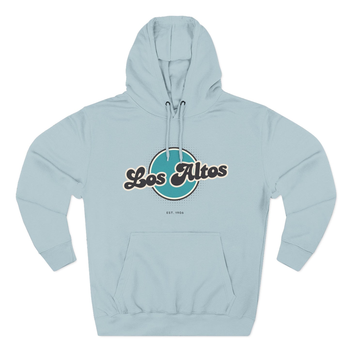 Los Altos Retro Vibe Hoodie for Casual Days, Streetwear, Unisex Gift, Cozy Layering Apparel