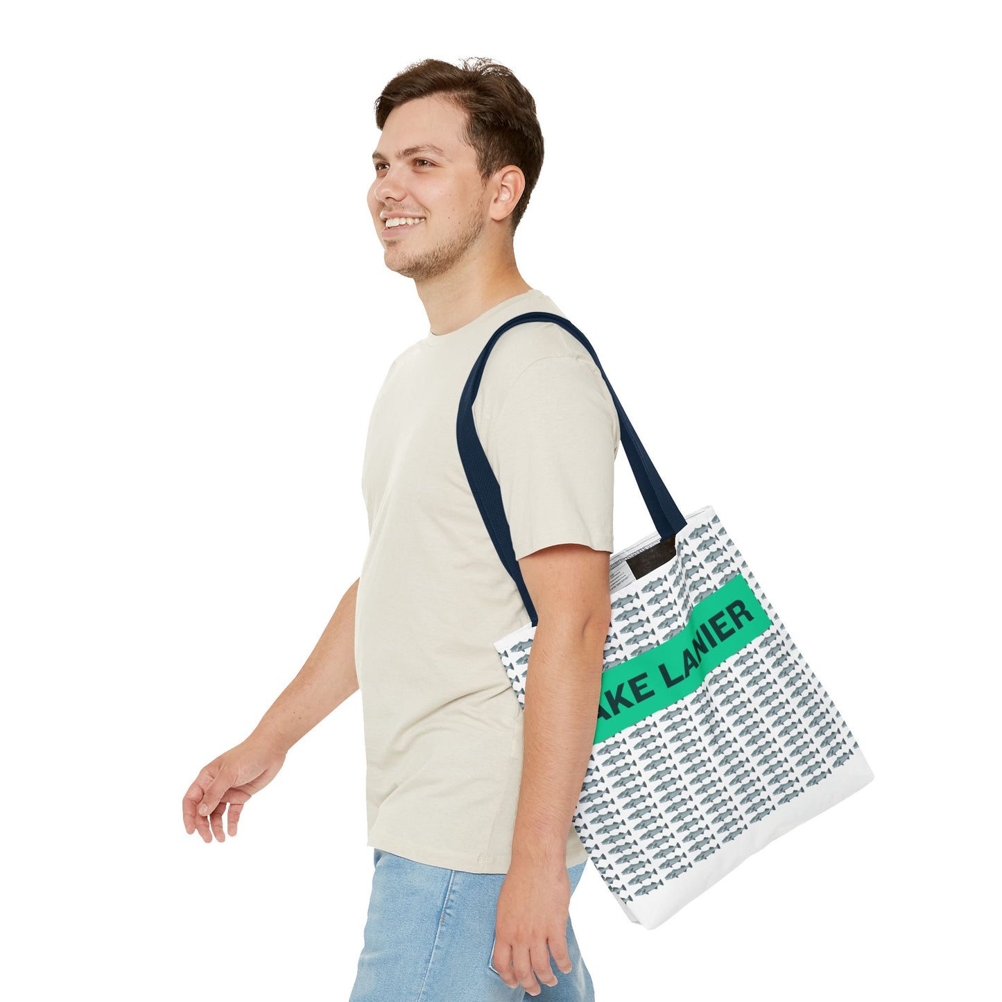 Lake Lanier Tote Bag | Stylish Beach Bag for Summer Outings, Lake Days, Eco-Friendly Shopping, Travel Tote