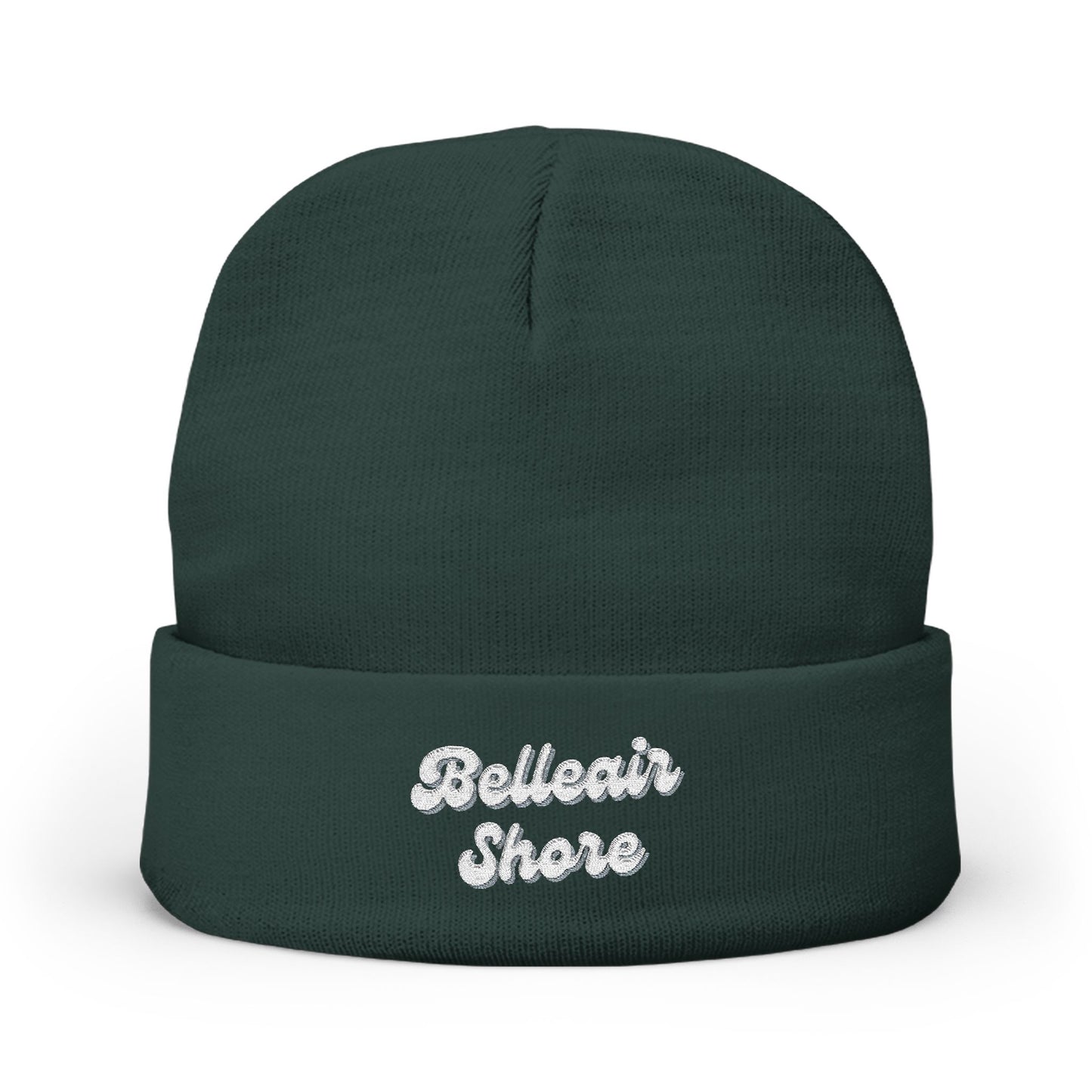 Belleair Shore Cozy Embroidered Knit Beanie | Winter Hat, Casual Fashion Accessory, Gift for Him/Her, Cozy Style, Outdoor Wear