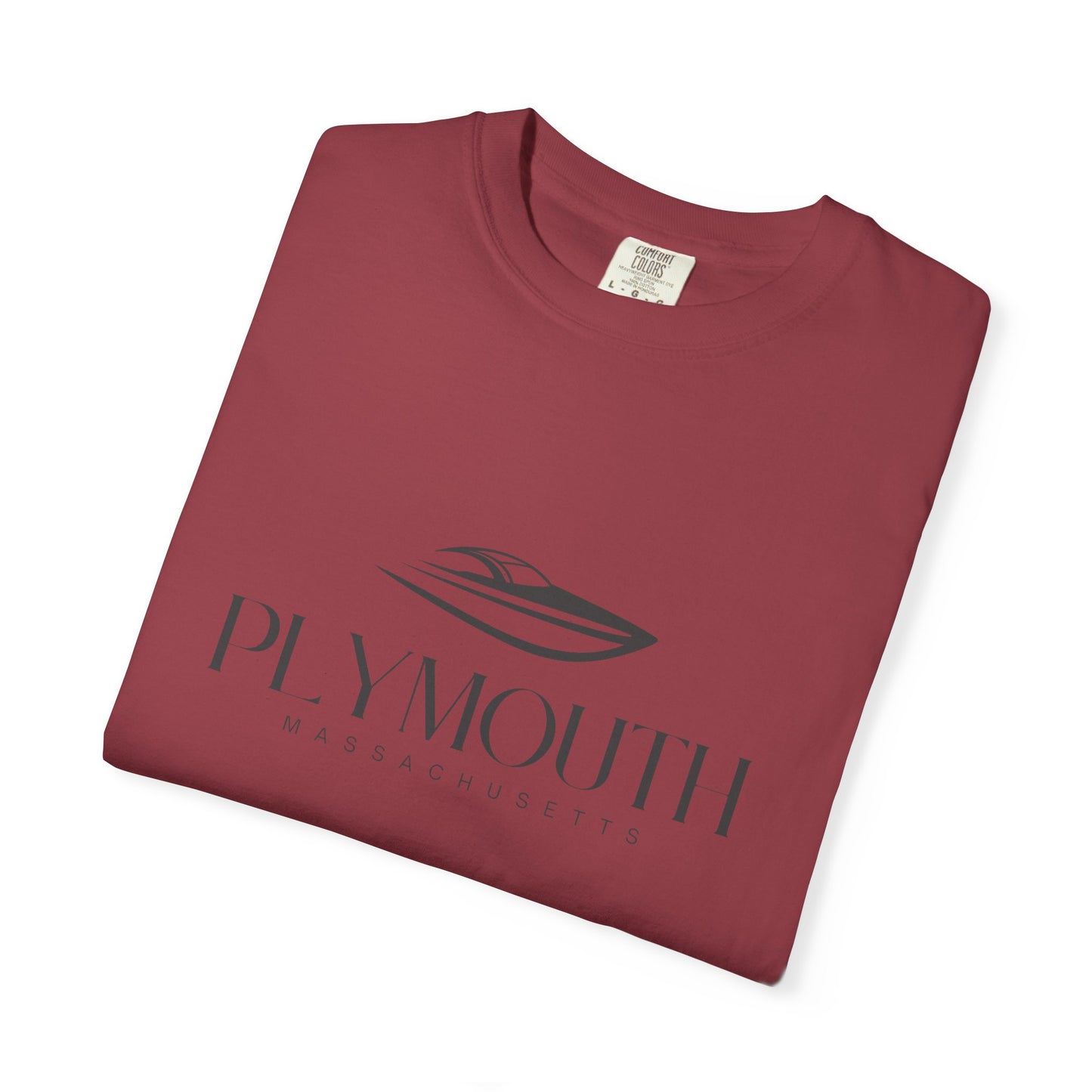 Plymouth Chill Vibes Tee - Unisex Garment-Dyed T-shirt for Autumn Lovers, Casual Wear, Gifts for Him/Her