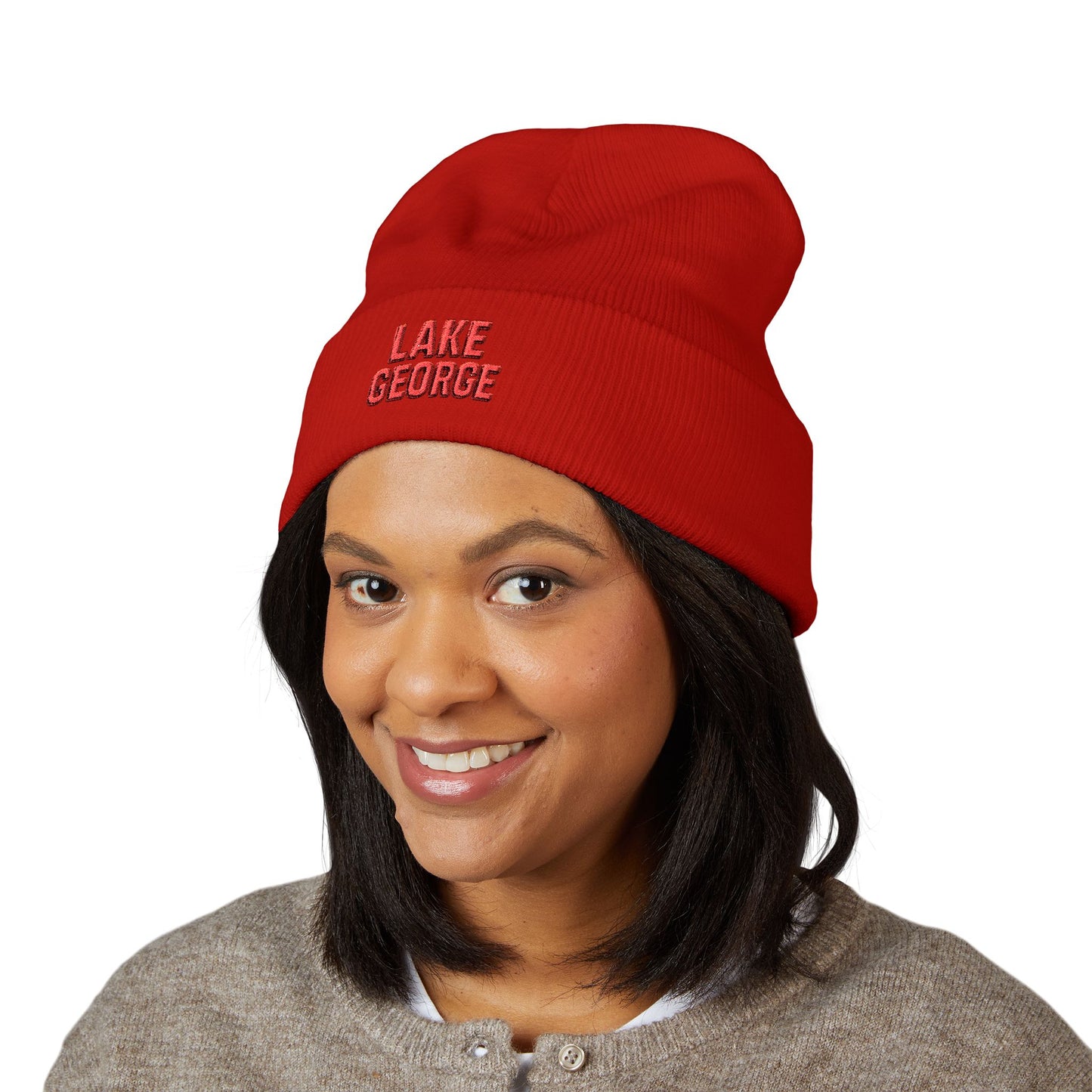 Lake George Classic Cuffed Beanie (Embroidery)