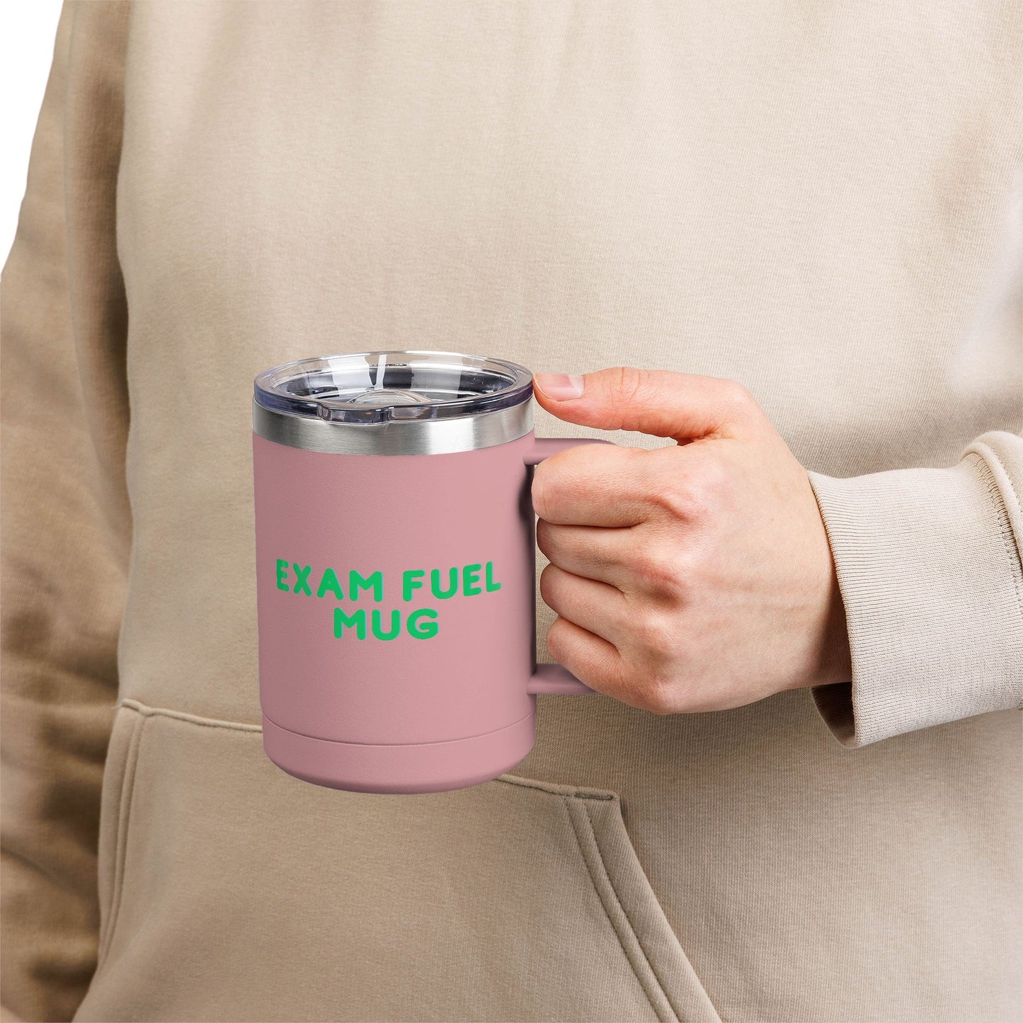 Exam Fuel Mug Tumbler | Perfect for Students, Study Sessions, Motivational Drinkware, Eco-Friendly Cup