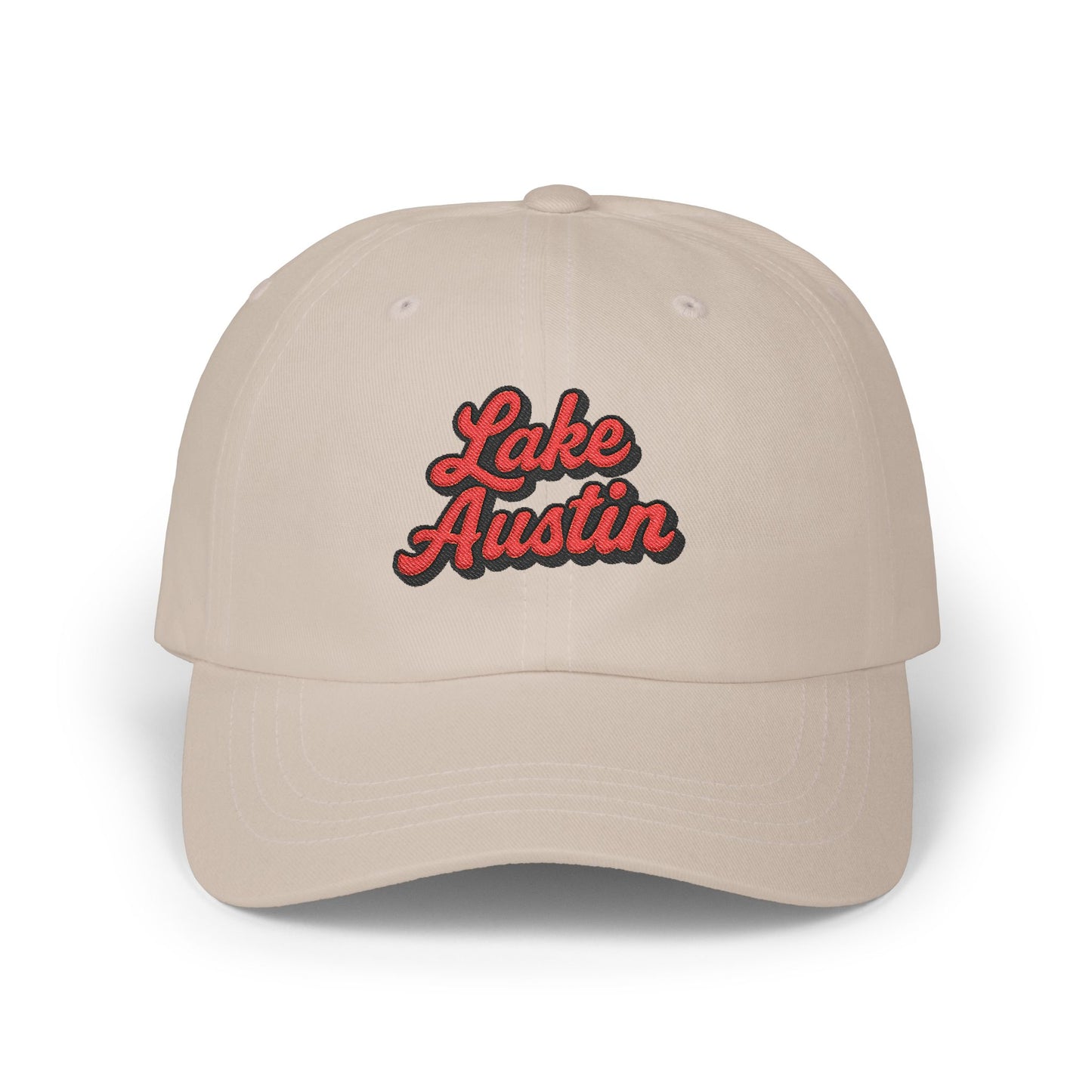 Lake Austin Stylish Dad Cap, Casual Summer Hat, Outdoor Accessory, Gift for Father's Day, Boating Trip Gear, Everyday Wear