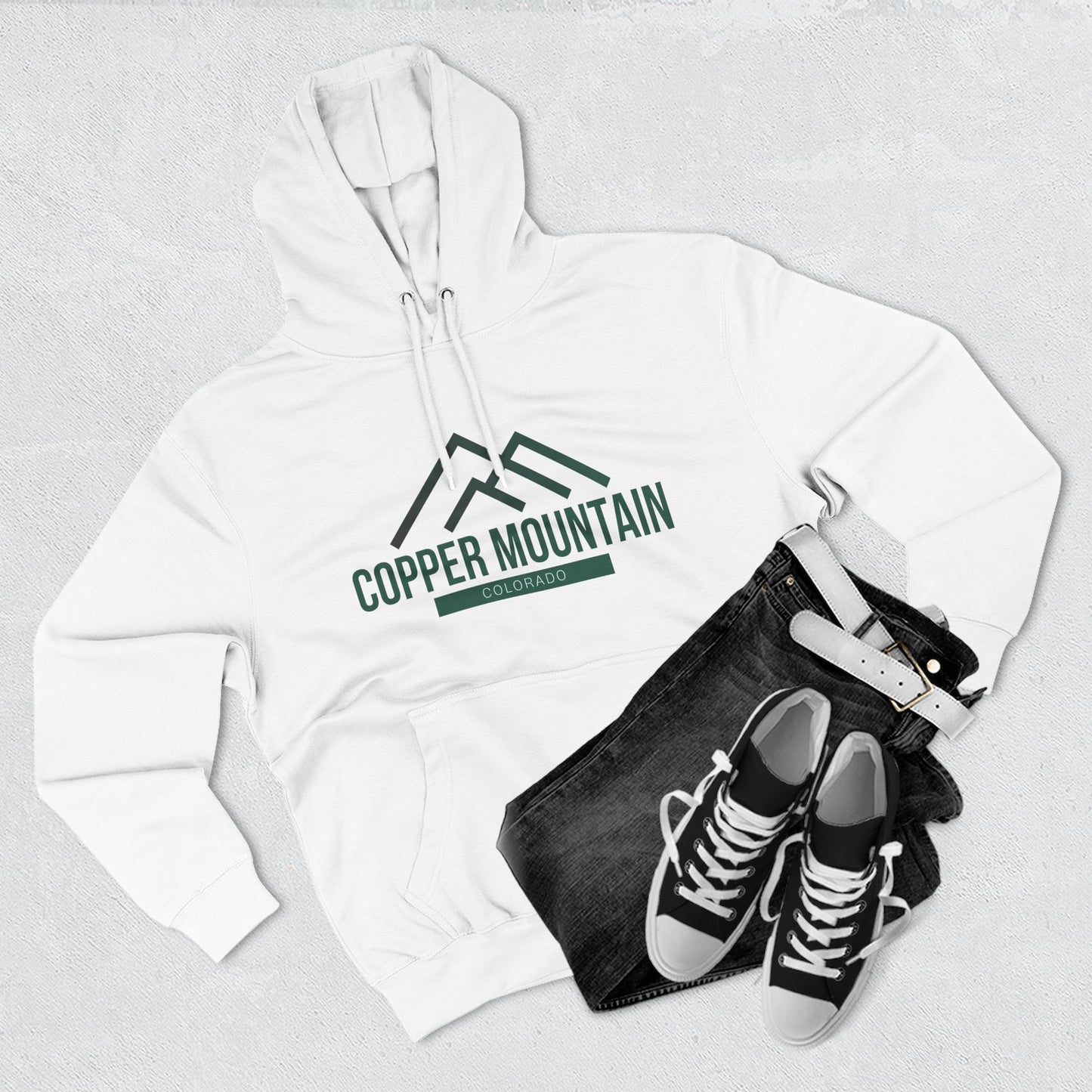 Copper Mountain Vibes Hoodie with Design, Perfect for Autumn Lovers, Comfortable and Stylish, Great Gift for Vacations