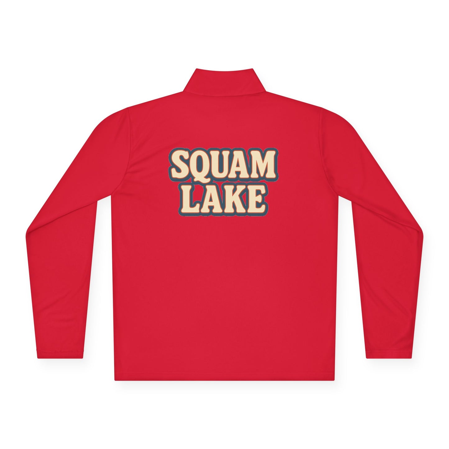 Cozy Unisex Quarter-Zip Pullover, Lake Apparel, Outdoor Gear, Relaxed Fit Layering, Gift for Nature Lovers