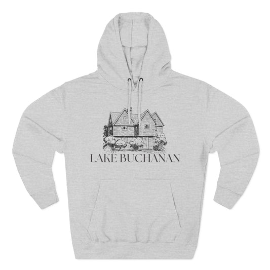 Lake Buchanan Hoodie, Great for Beach Trips, Lake Days, Gift for Summer Lovers, Casual Wear, Travel Essential