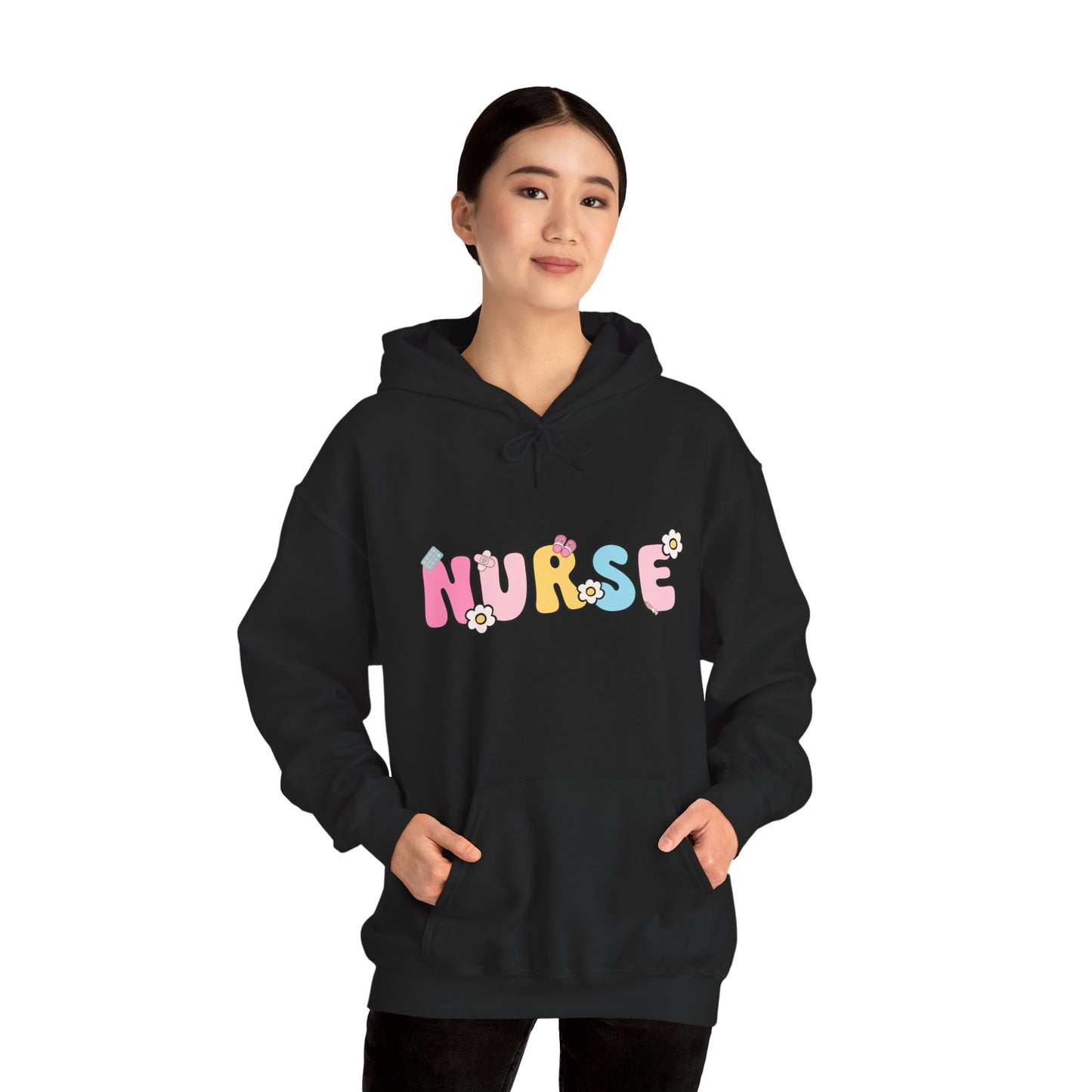 Cute Nurse Hoodie for Healthcare Workers, Cozy Sweatshirt for Nurses, Gift for Nursing Students, Healthcare Appreciation