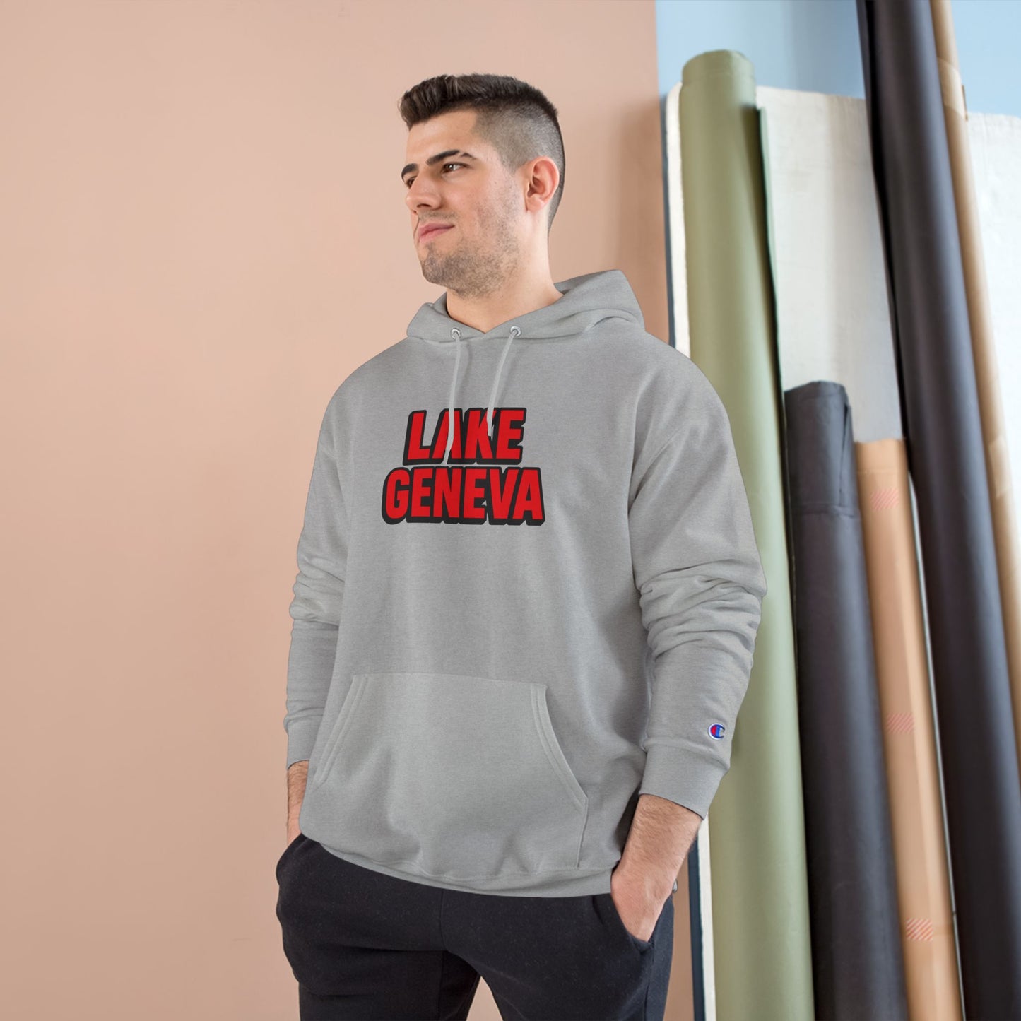 Lake Geneva Cozy Hoodie, Perfect for Outdoor Adventures, Lake Days, Gifts for Nature Lovers, Comfortable Sweatshirt