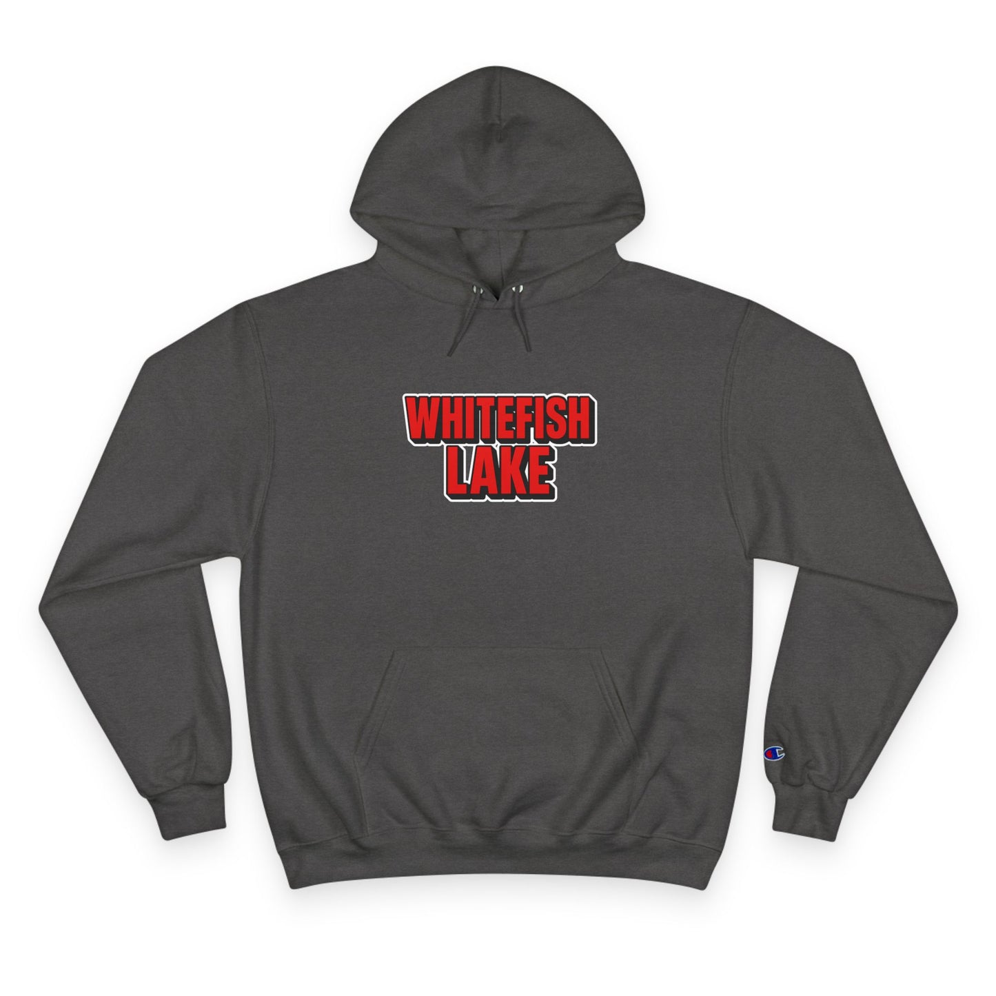 Whitefish Lake Cozy Hoodie, Perfect for Outdoor Adventures, Lake Days, Gifts for Nature Lovers, Comfortable Sweatshirt