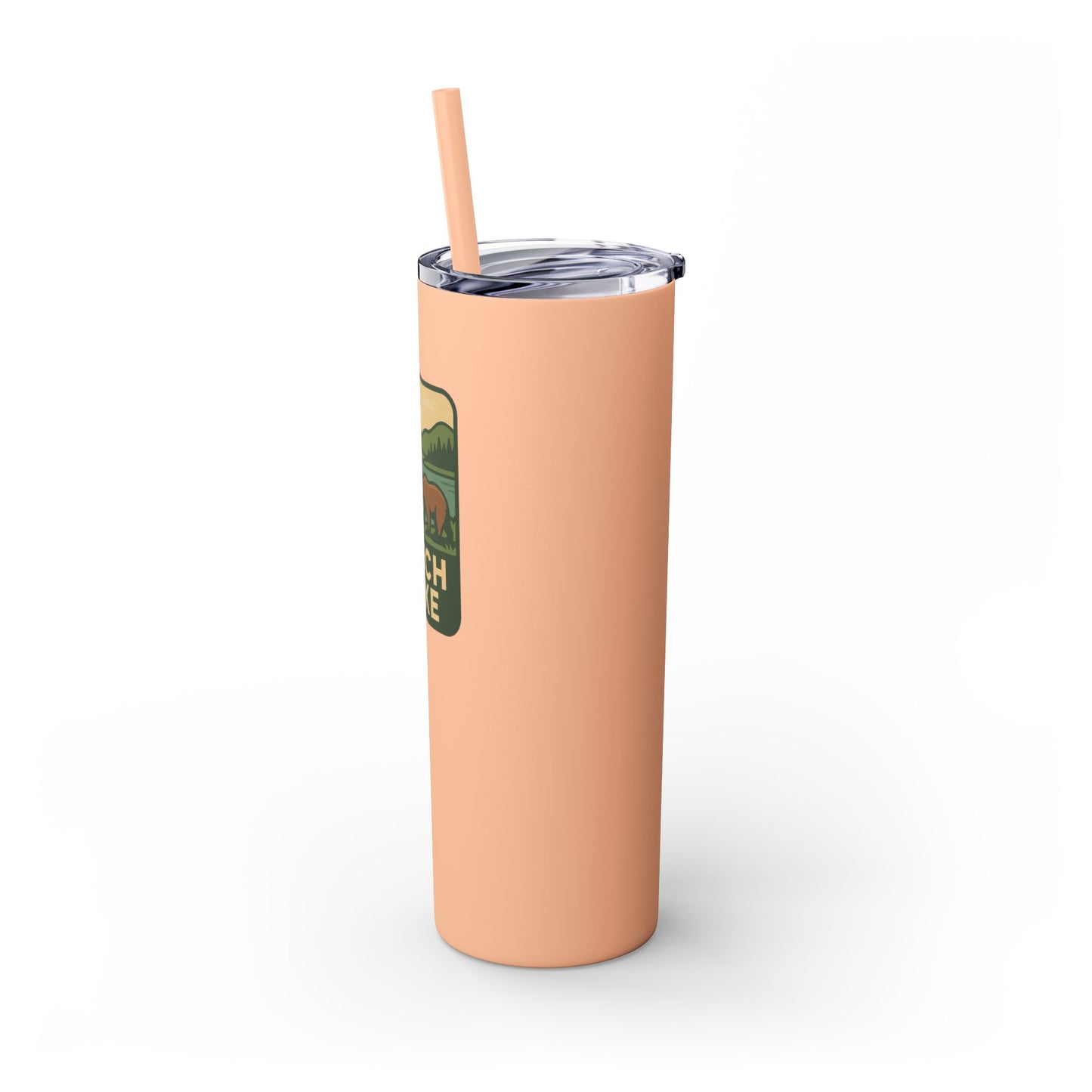 Leech Lake Skinny Tumbler - 20oz Travel Mug, Eco-Friendly Drinkware for Adventurers, Ideal for Camping, Picnics, and Daily Hydration
