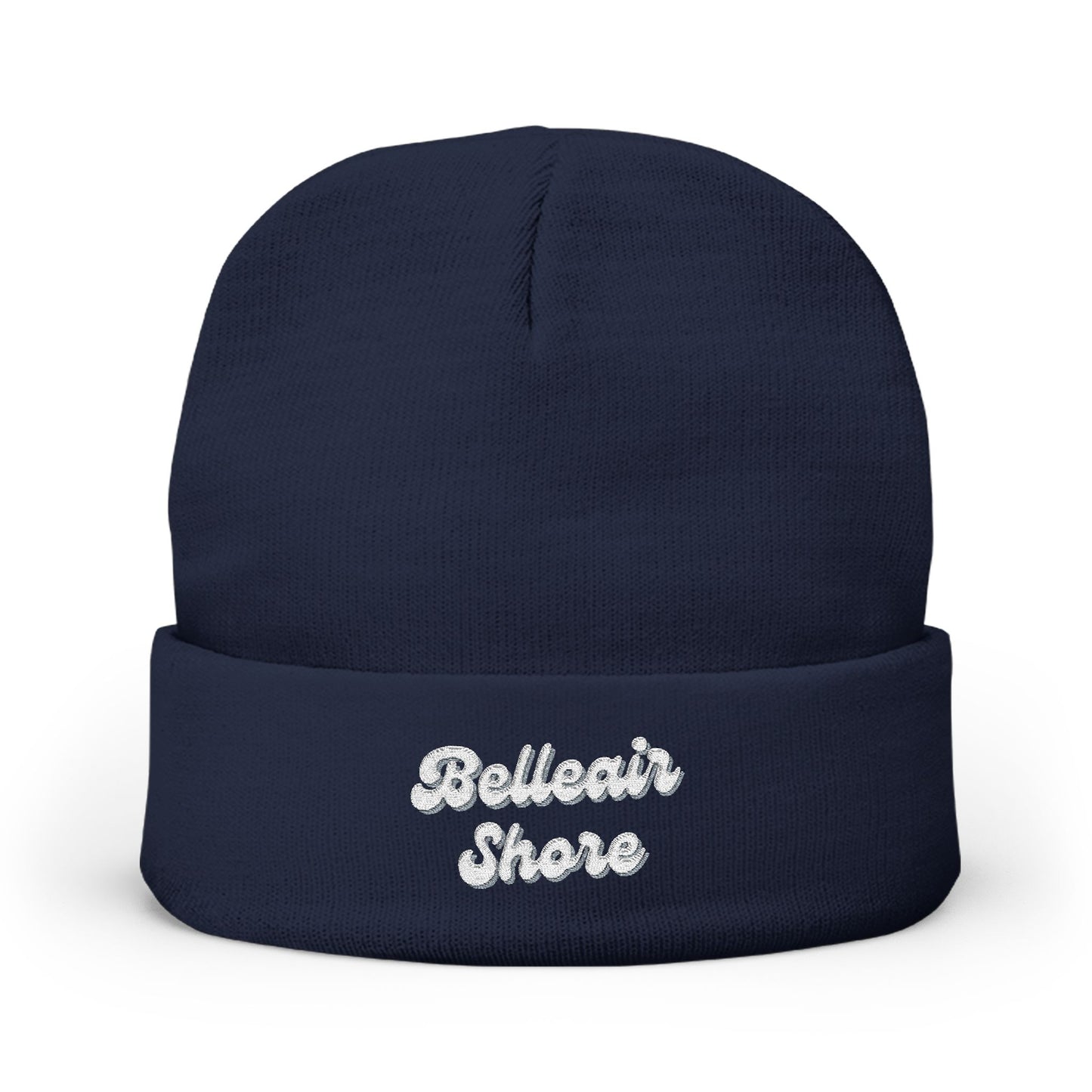 Belleair Shore Cozy Embroidered Knit Beanie | Winter Hat, Casual Fashion Accessory, Gift for Him/Her, Cozy Style, Outdoor Wear