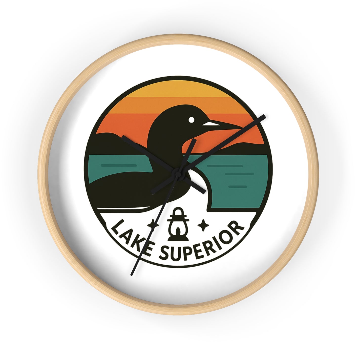 Lake Superior Wall Clock
