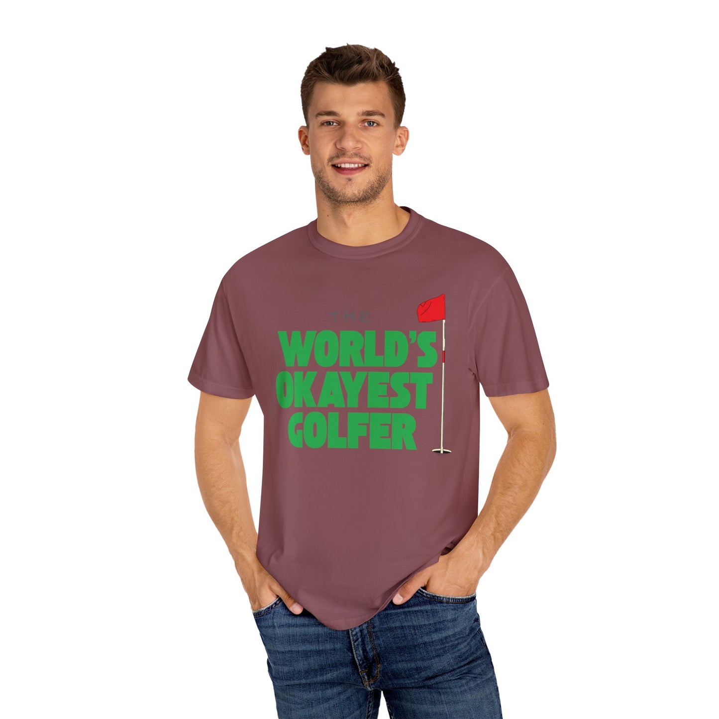 World's Okayest Golfer T-Shirt, Funny Golf Gift, Unisex Tee, Sports Apparel, Father's Day Gift, Golfer Humor