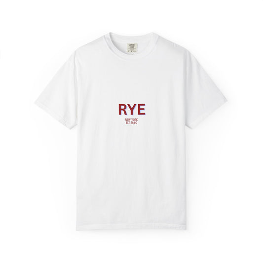 Rye Garment-Dyed Unisex T-Shirt, Casual Tee, Vintage Style Shirt, Everyday Wear, Birthday Gift, Unique Apparel