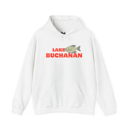 Lake Buchanan Fishing Hoodie, Unisex Comfortable Sweatshirt, Relaxed Fit for Outdoor Enthusiasts, Gift for Fishermen, Casual Lake Apparel