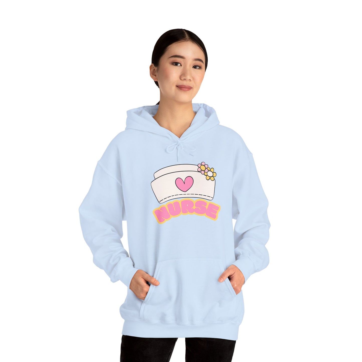 Nurse Love Hoodie | Cozy Unisex Sweatshirt, Gift for Healthcare Workers, Comfortable Nursing Apparel, Medical Appreciation Clothing