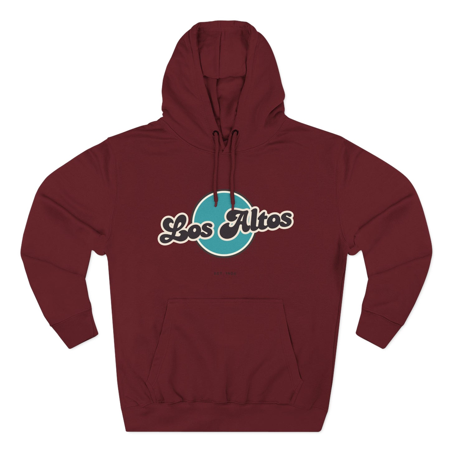 Los Altos Retro Vibe Hoodie for Casual Days, Streetwear, Unisex Gift, Cozy Layering Apparel